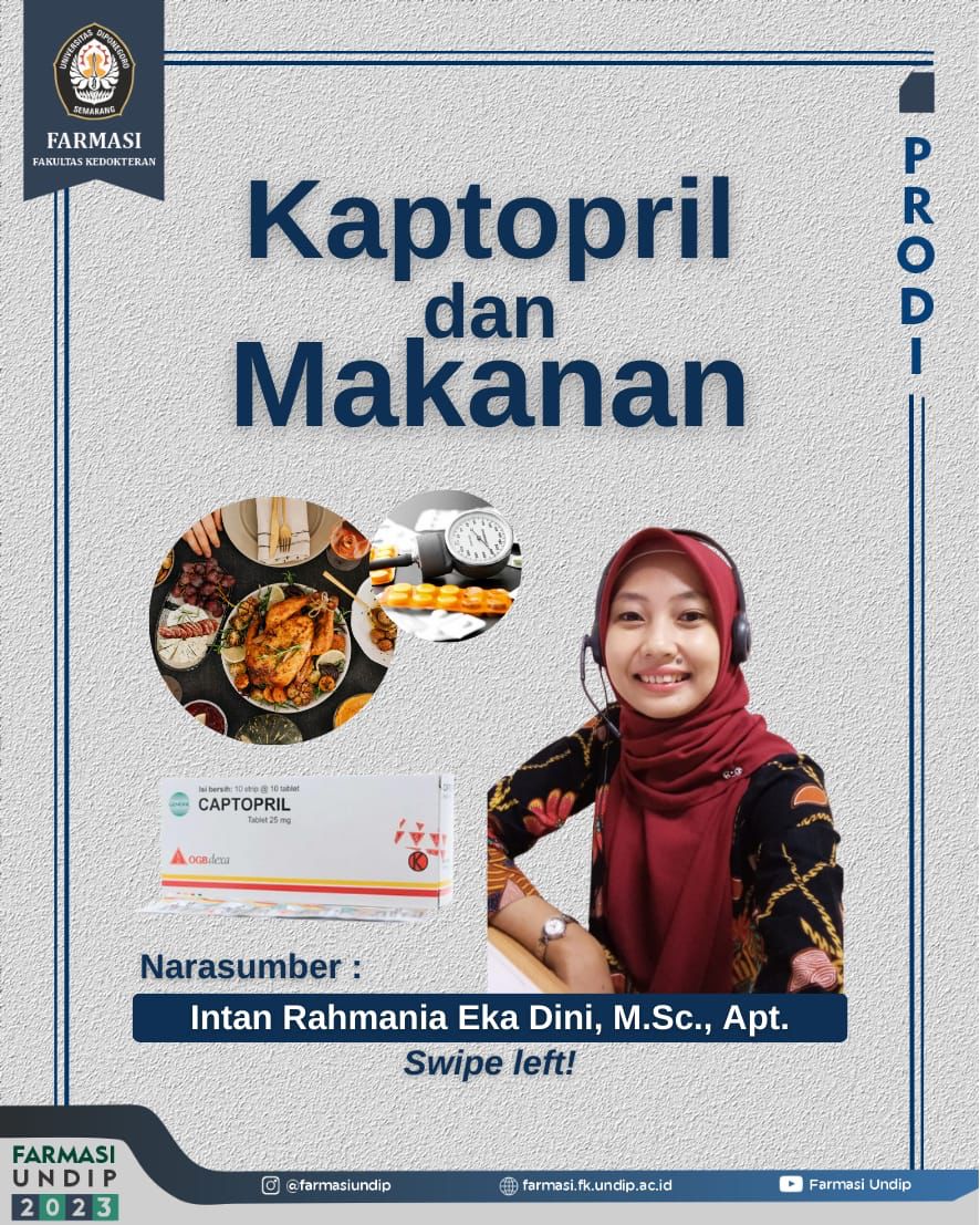 Informasi Kefarmasian: Captopril dan Makanan