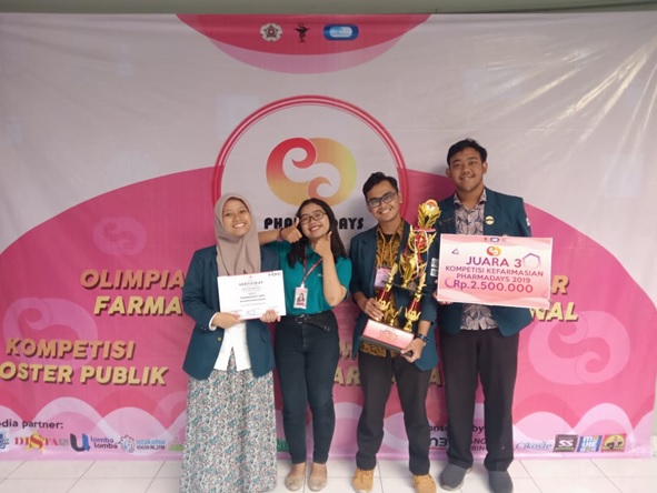 Farmasi Undip Raih Prestasi di Kompetisi Ilmiah Nasional Pharmadays Universitas Gadjah Mada 2019