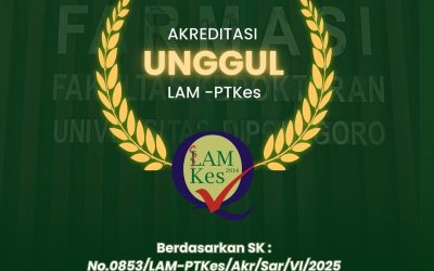 Prodi Farmasi UNDIP Raih Akreditasi Unggul, Wujud Nyata Karakter COMPLETE dalam Pendidikan Kefarmasian