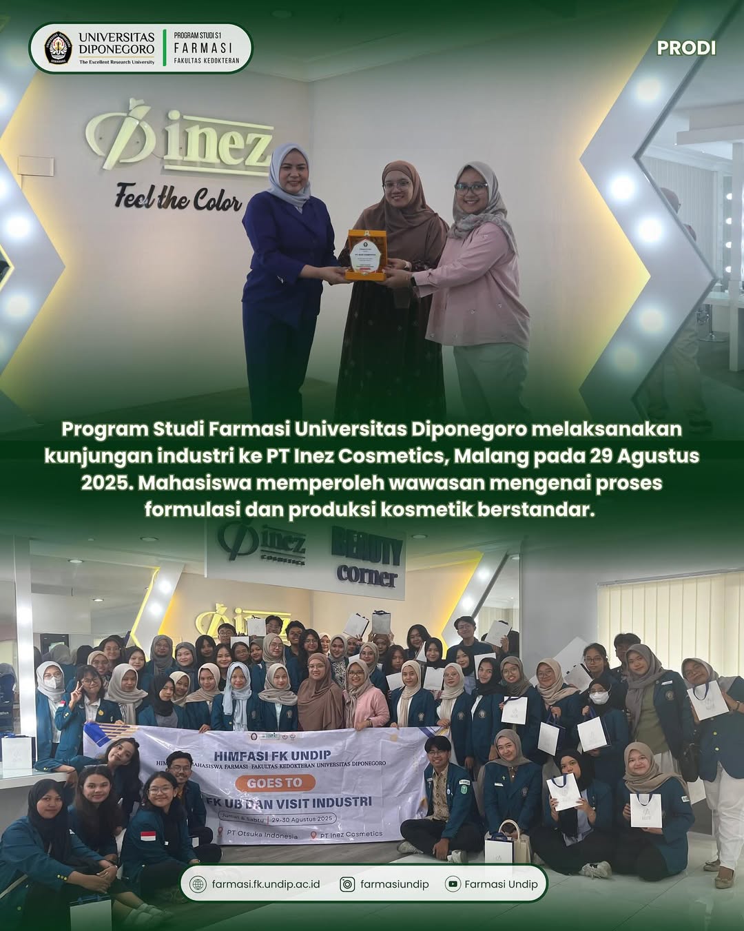 Program Studi Farmasi Universitas Diponegoro bersama dosen pendamping, HIMFASI, dan mahasiswa me (3)